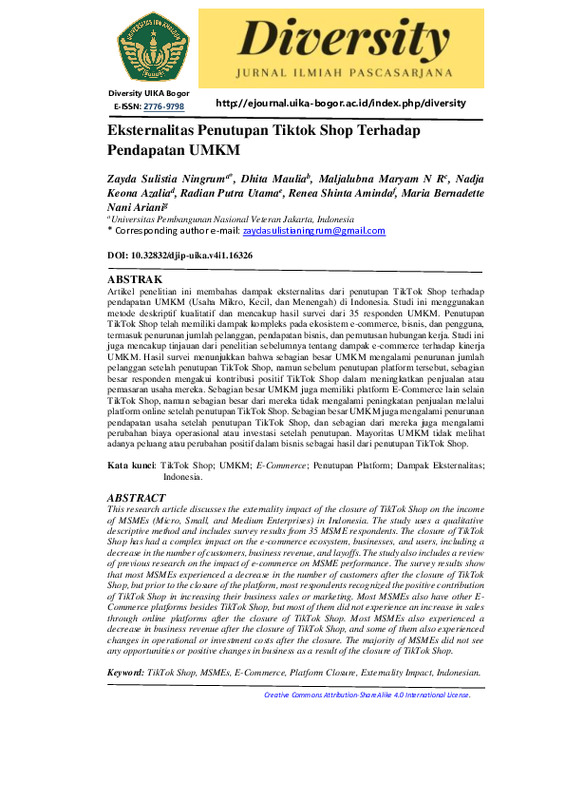 Eksternalitas Penutupan Tiktok Shop Terhadap Pendapatan UMKM.pdf