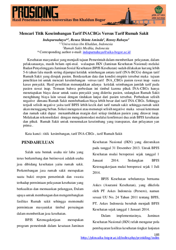 Mencari Titik Keseimbangan Tarif INACBGs Versus Tarif Rumah Sakit.pdf