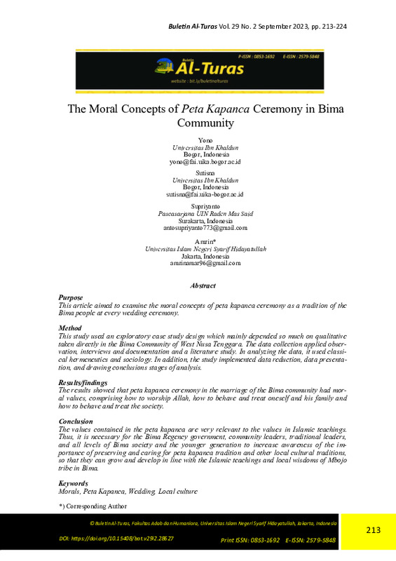 The Moral Concepts of Peta Kapanca Ceremony in Bima Community.pdf