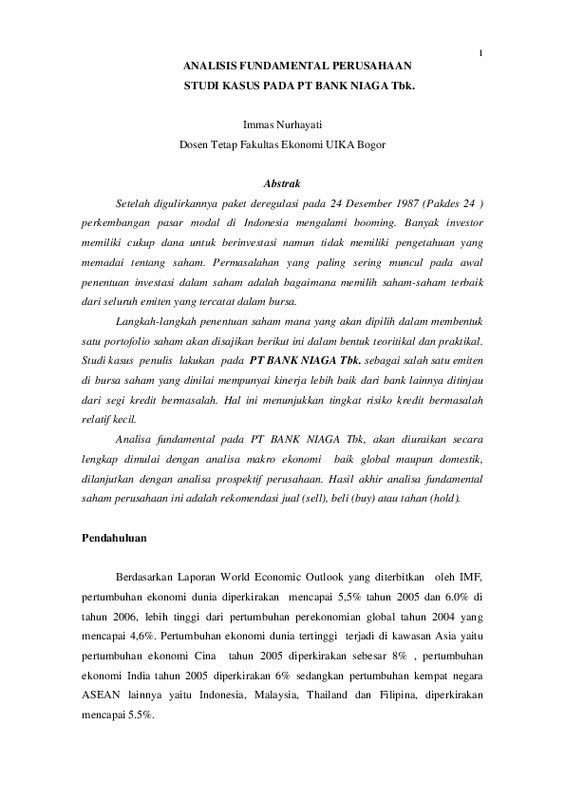 ANALISIS FUNDAMENTAL PERUSAHAAN STUDI KASUS PADA PT BANK NIAGA Tbk..pdf