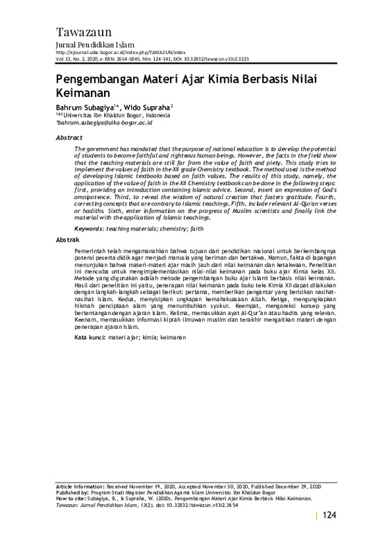 Pengembangan materi ajar kimia berbasis nilai keimanan.pdf