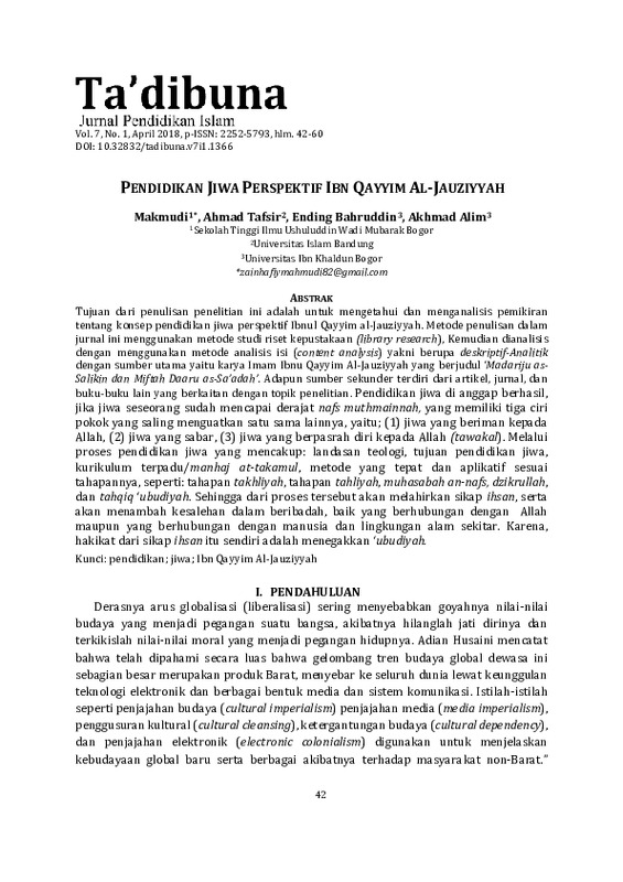 Pendidikan Jiwa Perspektif Ibn Qayyim Al-Jauziyyah.pdf