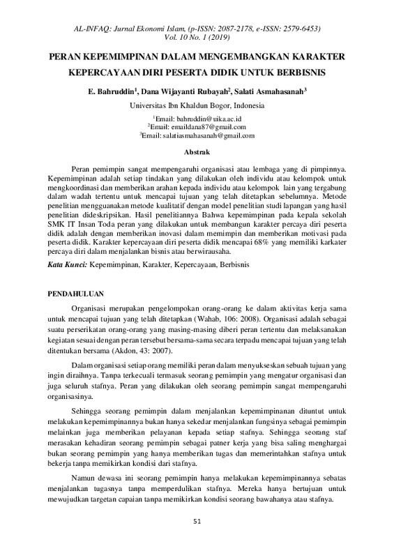 Peran Kepemimpinan Dalam Mengembangkan Karakter Kepercayaan Diri Peserta Didik Untuk Berbisnis.pdf Peran Kepemimpinan Dalam Mengembangkan Karakter Kepercayaan Diri Peserta Didik Untuk Berbisnis.pdf