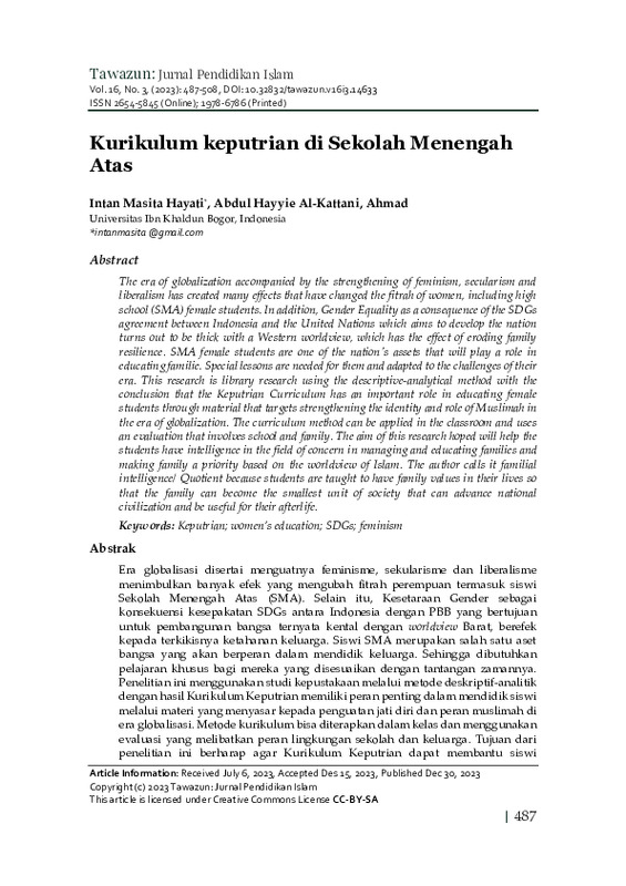 Kurikulum keputrian di Sekolah Menengah Atas.pdf