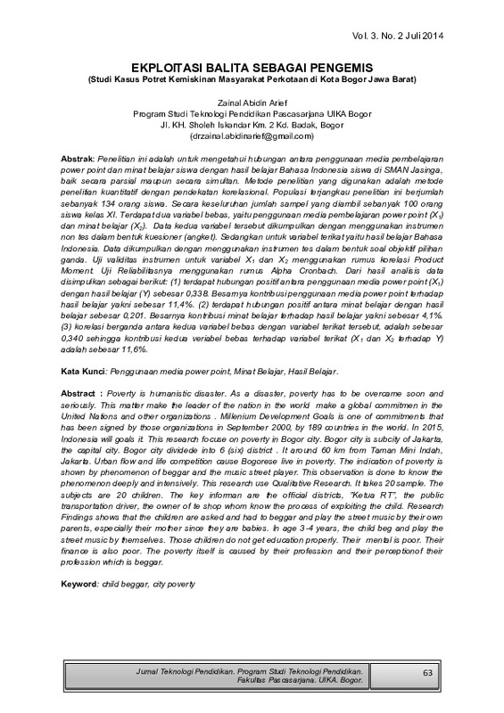 EKPLOITASI BALITA SEBAGAI PENGEMIS (Studi Kasus Potret Kemiskinan Masyarakat Perkotaan di Kota Bogor Jawa Barat).pdf