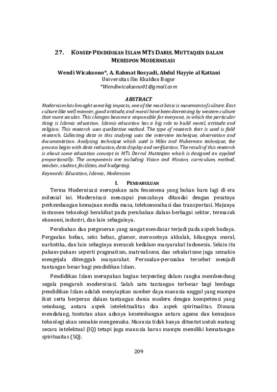 KONSEP PENDIDIKAN ISLAM MTS DARUL MUTTAQIEN DALAM MERESPON MODERNISASI.pdf