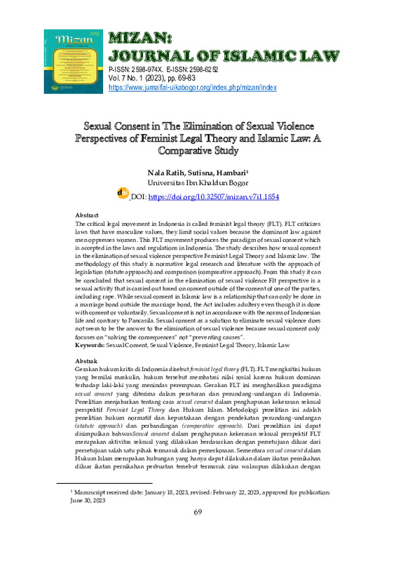 Sexual Consent in the Elimination of Sexual Violence Perspectives of Feminist Legal Theory and Islamic Law A Comparative Study..pdf