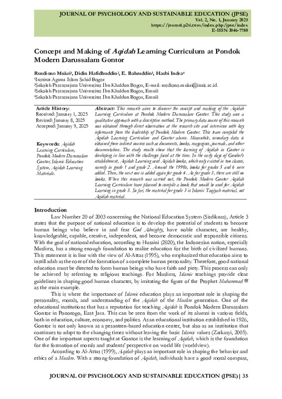 Concept and Making of Aqidah Learning Curriculum at Pondok Modern Darussalam Gontor.pdf