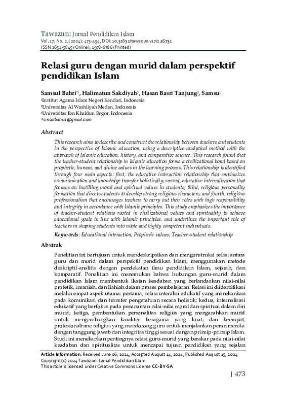 Relasi guru dengan murid dalam perspektif pendidikan Islam.pdf Relasi guru dengan murid dalam perspektif pendidikan Islam.pdf