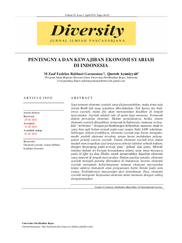 Pentingnya Dan Kewajiban Ekonomi Syariah Di Indonesia.pdf