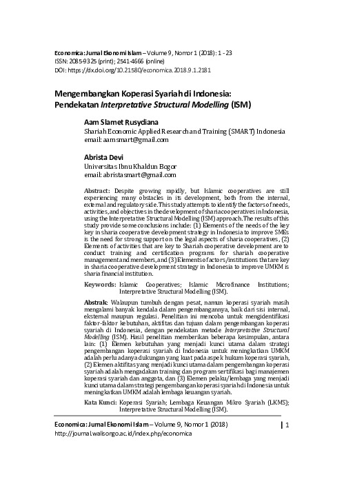 Mengembangkan Koperasi Syariah di Indonesia Pendekatan Interpretative Structural Modelling (ISM).pdf