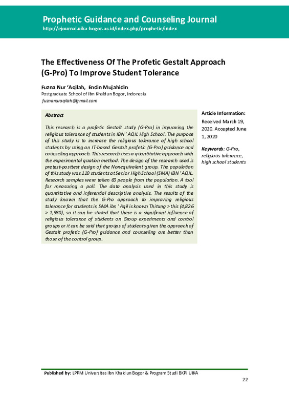 The Effectiveness Of The Profetic Gestalt Approach (G-Pro) To Improve Student Tolerance.pdf