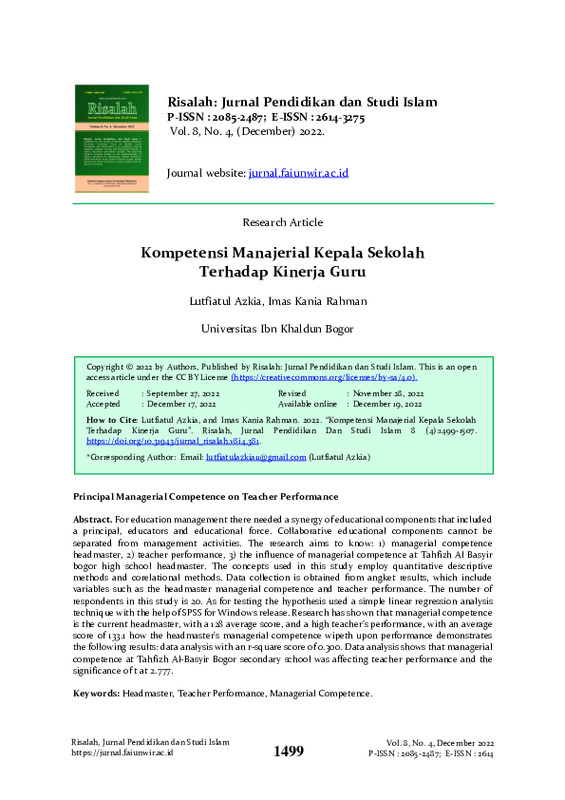 Kompetensi Manajerial Kepala Sekolah Terhadap Kinerja Guru.pdf