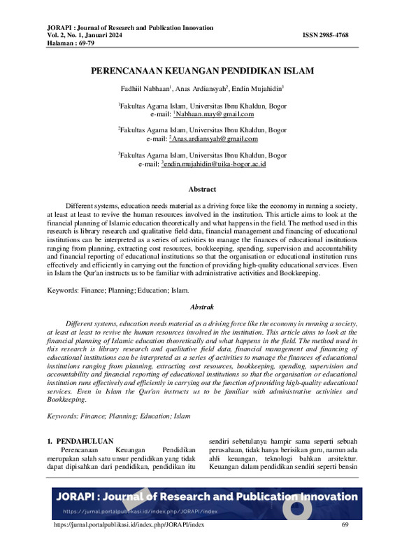 PERENCANAAN KEUANGAN PENDIDIKAN ISLAM.pdf