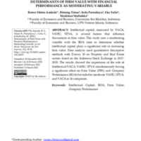 Determinants of Firm Value with Financial Performance as Moderating Variable.pdf