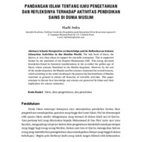 Pandangan Islam tentang Ilmu Pengetahuan dan Refleksinya terhadap Aktivitas Pendidikan Sians di Dunia Muslim.pdf
