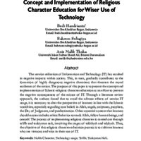 Concept and Implementation of Religious Character Education for Wiser Use of Technology.pdf