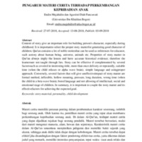 Pengaruh materi cerita terhadap perkembangan kepribadian anak.pdf