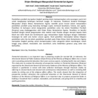 Pendidikan Calon Ibu dan Implementasinya pada Pendidikan Pranikah pada Dirjen Bimbingan Masyarakat Kementerian Agama.pdf
