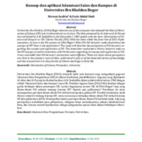 Konsep dan aplikasi Islamisasi Sains dan Kampus di Universitas Ibn Khaldun Bogor.pdf
