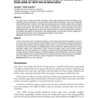 Adab Guru Menurut Pemikiran Imam Al-Nawawi dalam Kitab Adab Al-‘Alim Wa Al-Muta'allim.pdf