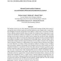 onsep Tashfiyah Dan Tarbiyah dalam Pemikiran Muhammad Nashiruddin Al Albany.pdf