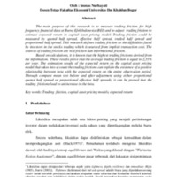Friksi Perdagangan dan Pengaruhnya terhadap Estimasi Expected Return Pada Capital Asset Pricing Model di Bursa Efek Indonesia.pdf