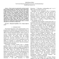 Reality Study of Managerial Ability of Managers of Community Learning Center (CLC).pdf