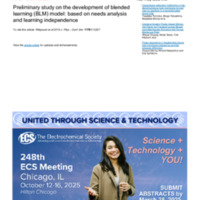 Preliminary study on the development of blended learning (BLM) model based on needs analysis and learning independence.pdf