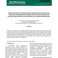 Model Konseptual Perencanaan Program Desa Vokasi Pada Lembaga Pendidikan Non Formal (Spnf) Sanggar Kegiatan Belajar (Skb) Kabupaten Bogor Melalui Program Kemitraan.pdf