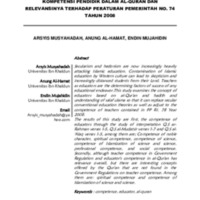 Kompetensi pendidik dalam al-qur’an dan relevansinya terhadap kompetensi guru menurut peraturan pemerintah nomor. 74 tahun 2008.pdf