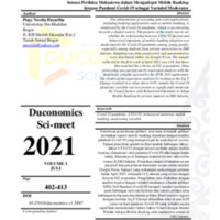 Behavioral Intentions to Adopt Mobile Banking among Students with the Covid-19 Pandemic as Moderating Variable.pdf