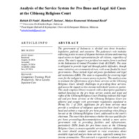 Analysis of the Service System for Pro Bono and Legal Aid Cases at the Cibinong Religious Court.pdf