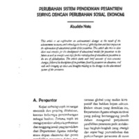 Perubahan Sistem Pendidikan Pesantren Seiring dengan Perubahan Sosial Ekonomi.pdf
