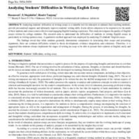 Analyzing Students’ Difficulties in Writing English Essay.pdf