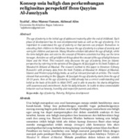 The concept of age of puberty and religious development according to Ibn Qayyim AL-Jauziyah.pdf
