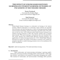 The Effect of Online-Based Disctance Learning on Student Learning Outcomes at PAI Lessons at SMA Negeri 5 Bogor.pdf