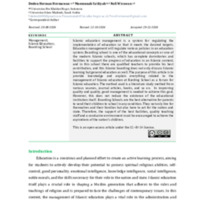 Management of islamic education boarding school institution.pdf