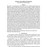 INFLUENCE LEARNING MODEL NUMBER HEAD TOGETHER AND COOPERATIVE SCRIPT ON LEARNING OUTCOMES HISTORY IN CLASS X ACCOUNTING SMK NEGERI 1 BOJONGGEDE BOGOR REGENCY.pdf
