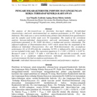 Pengaruh karakteristik individu dan lingkungan kerja terhadap kinerja karyawan.pdf