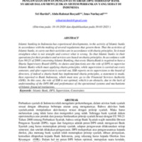PENGAWASAN DEWAN PENGAWAS SYARIAH (DPS) TERHADAP BANK SYARIAH DALAM MEWUJUDKAN SISTEM PERBANKAN YANG SEHAT DI INDONESIA.pdf