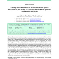 Konsep Iman Kepada Hari Akhir Perspektif Syaikh Muhammad bin Shalih al-Utsaimin dalam Kitab Syarh al-Aqidah al-Wasithiyah.pdf