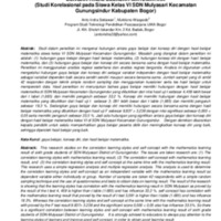Hubungan antara gaya belajar dan konsep diri dengan hasil belajar matematika (Studi korelasional pada siswa kelas VI SDN Mulyasari Kecamatan Gunungsindur Kabupaten Bogor).pdf