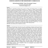CRITICAL THINKING SKILLS OF GRADE 5 STUDENTS ON SCIENCE LESSONS IN THE INDEPENDENT CURRICULUM.pdf