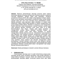 EFEKTIFITAS MEDIA PEMBELAJARAN INTERAKTIF BERBASIS ANDROID MATA PELAJARAN BAHASA INDONESIA UNTUK KELAS XI SMA MUHAMMADIYAH KOTA BOGOR.pdf