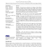 The effect of Sharia monetary policy instruments and Islamic bank financing on economic growth and inflation.pdf