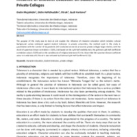 Influence Of Character Education On Student Tolerance In Private Colleges.pdf