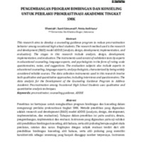 PENGEMBANGAN PROGRAM BIMBINGAN DAN KONSELING UNTUK PERILAKU PROKRASTINASI AKADEMIK TINGKAT SMK.pdf