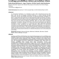Lembaga pendidikan dalam peradaban Islam.pdf