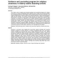 Guidance and counseling program for religious awareness in Elderly Islamic Boarding Schools.pdf